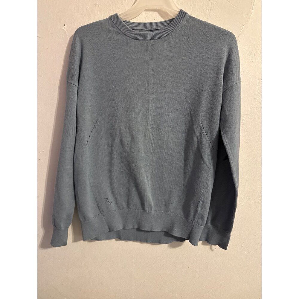 Zadig & Voltaire Cici Star Patch 100% Cotton Sweater Size Large Nwot